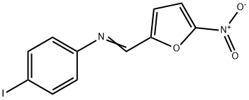 (4-iodophenyl)[(5-nitro-2-furyl)methylene]amine Struktur