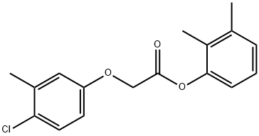 2,3-dimethylphenyl (4-chloro-3-methylphenoxy)acetate Struktur