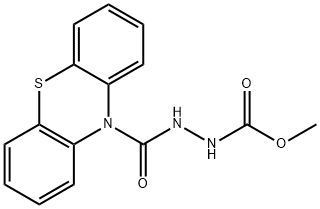 methyl 2-(10H-phenothiazin-10-ylcarbonyl)hydrazinecarboxylate Struktur