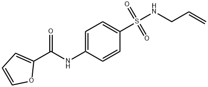 N-[4-(prop-2-enylsulfamoyl)phenyl]furan-2-carboxamide Struktur