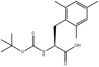 DL-Phenylalanine, N-[(1,1-dimethylethoxy)carbonyl]-2,4,6-trimethyl- Struktur