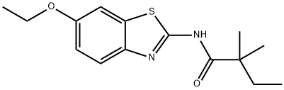 N-(6-ethoxy-1,3-benzothiazol-2-yl)-2,2-dimethylbutanamide Struktur