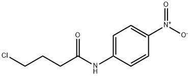 Butanamide, 4-chloro-N-(4-nitrophenyl)- Struktur