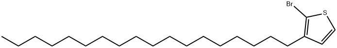 Thiophene, 2-bromo-3-octadecyl- Struktur