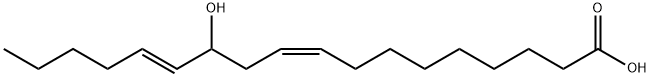 9,13-Octadecadienoic acid, 12-hydroxy-, (E,Z)- Struktur