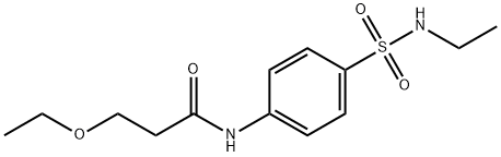 3-ethoxy-N-[4-(ethylsulfamoyl)phenyl]propanamide Struktur