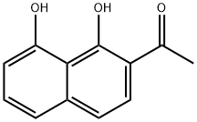 Ethanone, 1-(1,8-dihydroxy-2-naphthalenyl)- Struktur