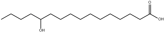 Hexadecanoic acid, 12-hydroxy- Struktur