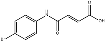 (E)-4-(4-bromoanilino)-4-oxobut-2-enoic acid Struktur