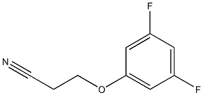 3-(3,5-difluorophenoxy)propanenitrile Struktur