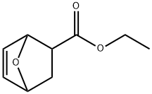 7-Oxabicyclo[2.2.1]hept-5-ene-2-carboxylic acid, ethyl ester Struktur