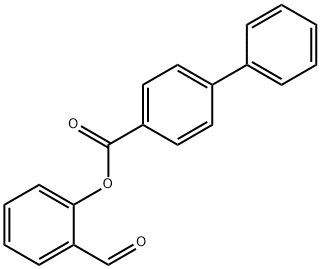 2-formylphenyl 4-biphenylcarboxylate Struktur