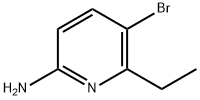 2-Pyridinamine, 5-bromo-6-ethyl- Struktur