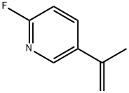 2-FLUORO-5-(PROP-1-EN-2-YL)PYRIDINE Struktur