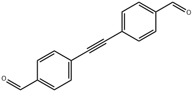 4-[2-(4-formylphenyl)ethynyl]benzaldehyde Struktur