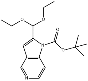 tert-butyl 2-(diethoxymethyl)-1H-pyrrolo[3,2-c]pyridine-1-carboxylate