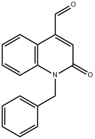 1-benzyl-2-oxo-1,2-dihydroquinoline-4-carbaldehyde Struktur