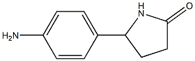 5-(4-Aminophenyl)pyrrolidin-2-one Struktur