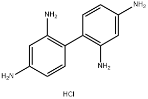 4-(2,4-diaminophenyl)benzene-1,3-diamine:tetrahydrochloride Struktur