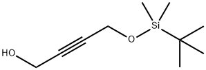 4-[tert-butyl(dimethyl)silyl]oxybut-2-yn-1-ol Struktur