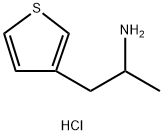 [1-methyl-2-(3-thienyl)ethyl]amine hydrochloride Struktur