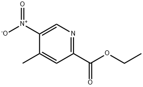 ETHYL 4-METHYL-5-NITROPICOLINATE Struktur