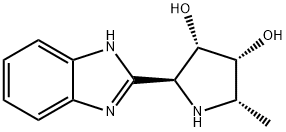 (2S,3S,4R,5S)-2-(1H-BENZO[D]IMIDAZOL-2-YL)-5-METHYLPYRROLIDINE-3,4-DIOL Struktur