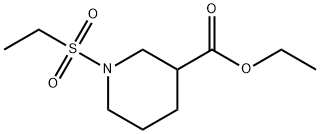 ethyl 1-(ethylsulfonyl)piperidine-3-carboxylate Struktur