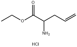 RS-Allylglycine ethyl ester hydrochloride Struktur