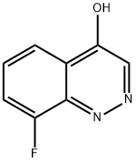 8-Fluoro-1H-cinnolin-4-one Struktur