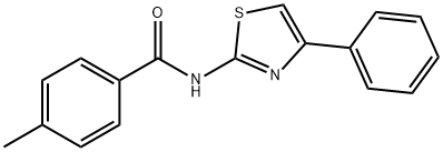 (Z)-4-methyl-N-(4-phenylthiazol-2(3H)-ylidene)benzamide Struktur