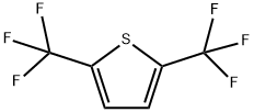 2,5-Bis(trifluoromethyl)thiophene Struktur