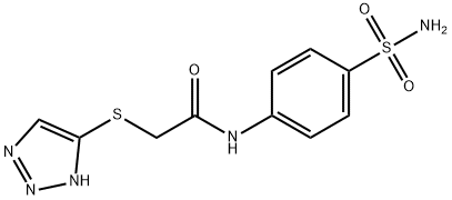 N-(4-sulfamoylphenyl)-2-(1H-1,2,3-triazol-5-ylsulfanyl)acetamide Struktur