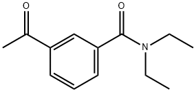 3-Acetyl-N,N-diethyl-benzamide Struktur