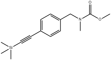 methyl methyl(4-((trimethylsilyl)ethynyl)benzyl)carbamate