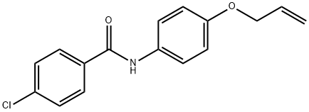 4-chloro-N-(4-prop-2-enoxyphenyl)benzamide Struktur