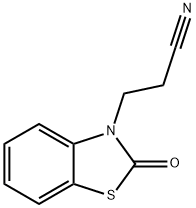 3(2H)-Benzothiazolepropanenitrile, 2-oxo-