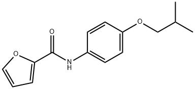 N-[4-(2-methylpropoxy)phenyl]furan-2-carboxamide Struktur