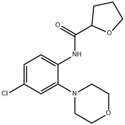 N-(4-chloro-2-morpholin-4-ylphenyl)oxolane-2-carboxamide Struktur