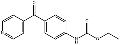 ethyl [4-(pyridin-4-ylcarbonyl)phenyl]carbamate Struktur