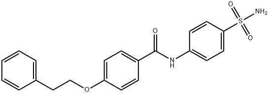 N-[4-(aminosulfonyl)phenyl]-4-(2-phenylethoxy)benzamide Struktur