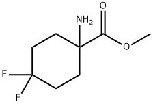 methyl 1-amino-4,4-difluorocyclohexane-1-carboxylate Structure