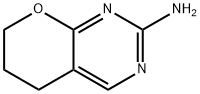 5H-Pyrano[2,3-d]pyrimidin-2-amine, 6,7-dihydro- Struktur