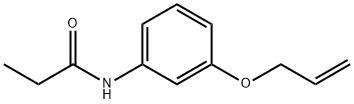 N-(3-prop-2-enoxyphenyl)propanamide Struktur