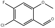 5-Chloro-4-fluoro-2-methoxy-benzaldehyde Struktur