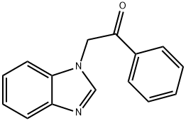 2-(1H-benzo[d]imidazol-1-yl)-1-phenylethan-1-one Struktur