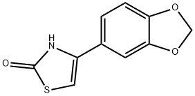 4-(2H-1,3-benzodioxol-5-yl)-1,3-thiazol-2-ol Struktur