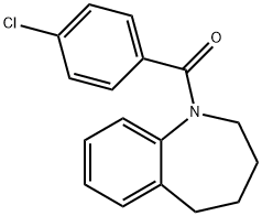 (4-Chloro-phenyl)-(2,3,4,5-tetrahydro-benzo[b]azepin-1-yl)-methanone Struktur