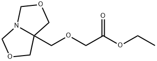 (Oxazolo[3,4-c]oxazol-7a-ylmethoxy)-acetic acid ethyl ester Struktur