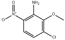 3-chloro-2-methoxy-6-nitroaniline Struktur